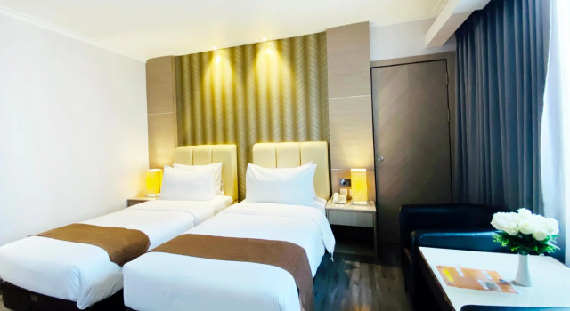 Двухместный номер Deluxe Orchardz Hotel Industri Jakarta Kemayoran