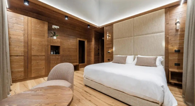 Трёхместный номер Deluxe с балконом и с видом на горы Casa Guargnè