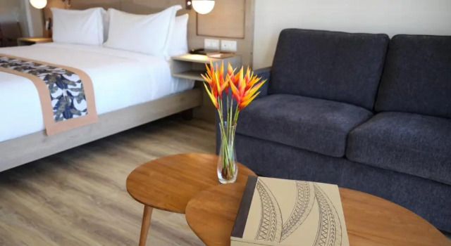 Двухместный номер Premier с видом на океан Hilton Hotel Tahiti