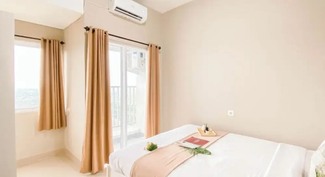 Standard- etværelseslejlighed Cream Tone 1Br At Royal Sentul Park Apartment