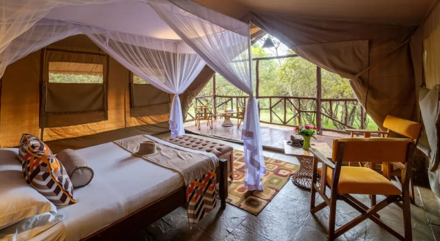 Трёхместный номер Standard Sentrim Mara Game Lodge