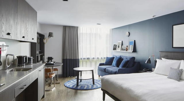 Двухместный люкс Studio Residence Inn by Marriott London Kensington