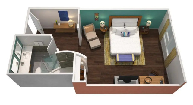 Номер Standard Hotel Indigo Asheville Downtown by IHG