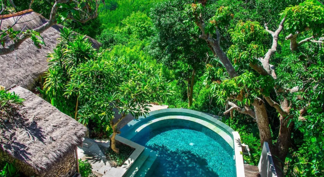 Двухместный номер Deluxe с балконом и с видом на море Twin Island Villas & Dive Resort