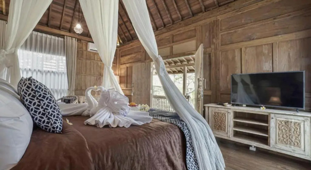 Kirani Joglo Villa Bali By Mahaputra, Rezervovat Vila Chaty v Bali, Chalupa