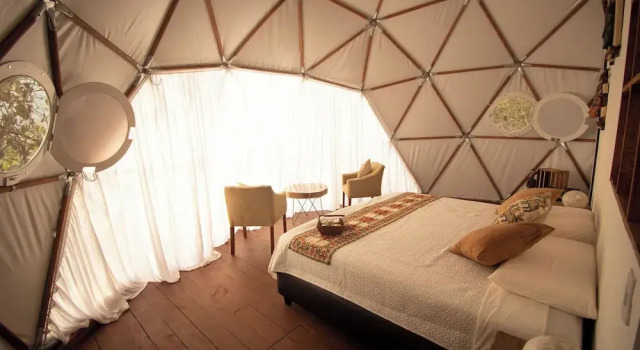 Glamping Malikualli, Rezervovat Kemp Hotely v Malinalco s parkováním, Parkování
