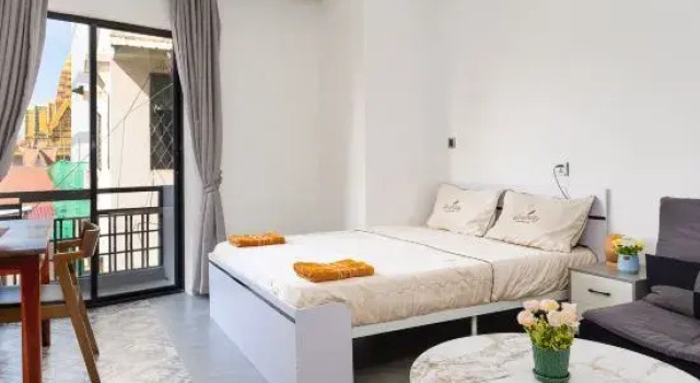 Двухместный номер Deluxe с балконом Sky hotel