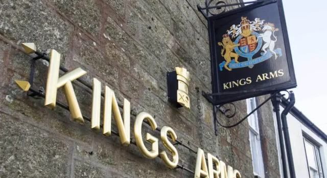 The Kings Arms, Varaa Hotelli Penzance Cornwall