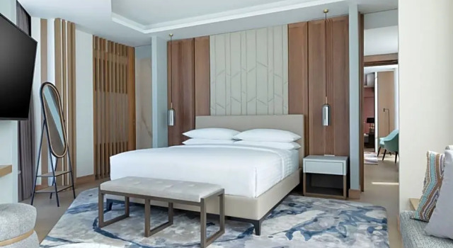 Двухместный люкс M Club Lounge Access Premier Tirana Marriott Hotel