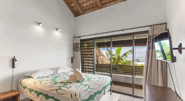 Coastal Bliss 1BR Bungalow by the Sea in Moorea, Prenota Appartamento Moorea Polinesia francese