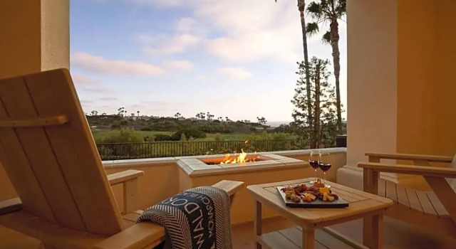Двухместный номер Fireside Terrace с красивым видом из окна Waldorf Astoria Monarch Beach Resort & Club