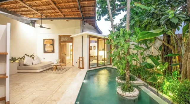 Вилла Stylish 1BR Villa with Pool, 800m to Canggu Beach