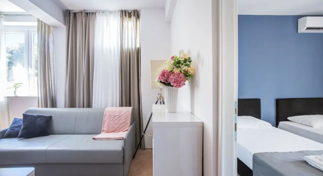 Апартаменты с балконом и с видом на море Lumbarda Resort Apartments