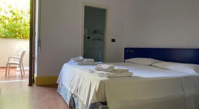 Трёхместный номер Standard с балконом Hotel Il Gabbiano Palinuro