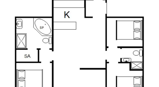 Коттедж Two-Bedroom Holiday Home In Tarm