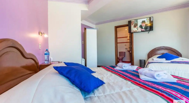 Семейный номер Standard с видом на озеро Hotel Lago Azul