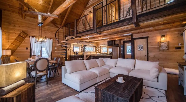 Les 3 Cavaliers - Les Chalets Spa Canada, Rezervasyon Şale La Malbaie 