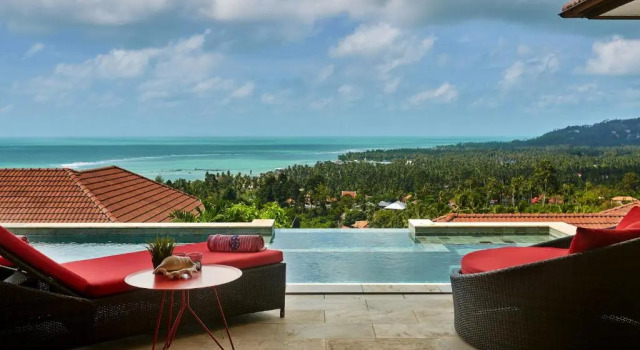 Семейная вилла с видом на море Villa Baan Saitara