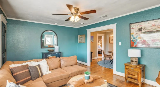 Fire Pit & Small-town Charm: San Angelo Getaway!