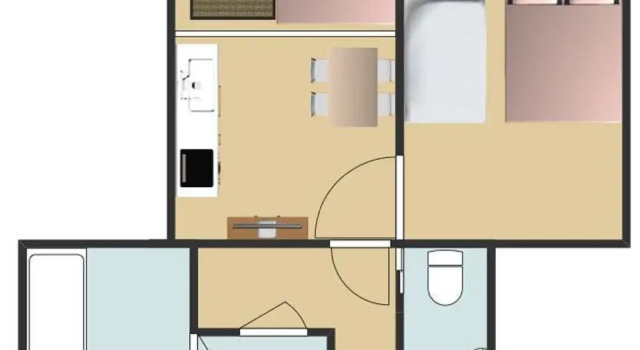 Номер Standard с балконом Namba Sunshine Apartment 73