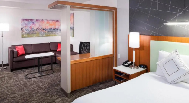 Студия SpringHill Suites by Marriott Salt Lake City Airport