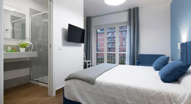 Standard Dreier Zimmer mit Balkon B&B Campari 10