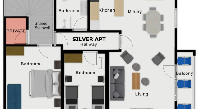 Апартаменты с 2 комнатами Salam Sarajevo Apartments #HelloPeace