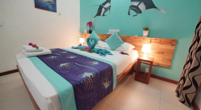Двухместный номер Deluxe Faima Fishing Lodge at Daravandhoo