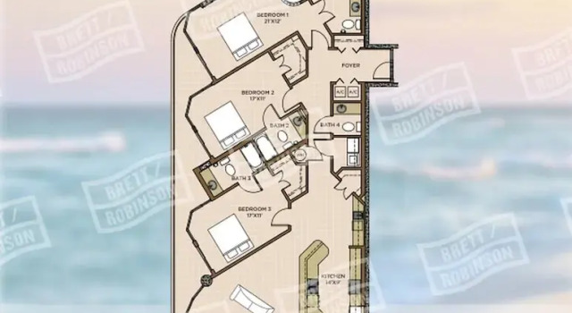 Номер Standard Phoenix On The Bay 2 2311 3 Bedroom Condo