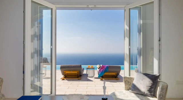 Villa Semeli Syros by Divine Property SA, Забронировать Вилла Отели Ано-Сироса с бассейном, Бассейн