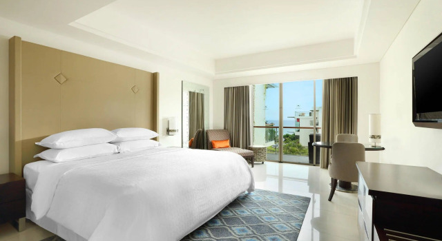 Двухместный номер с балконом и с частичным видом на океан Sheraton Bali Kuta Resort