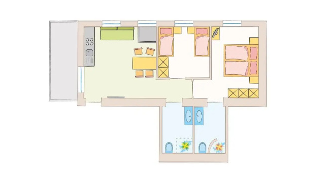 Апартаменты с 2 комнатами XL Appartements Steinhaus