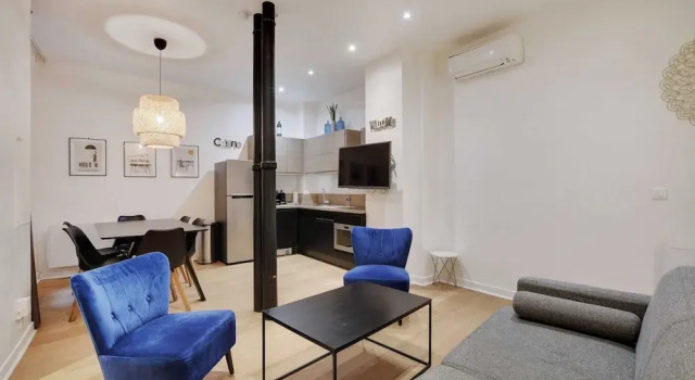 Elegant Apartment - 2bd/6p - Hotel de Ville, Забронировать Апартаменты/квартира Париж Иль-де-Франс, рядом с Станция метро Rambuteau