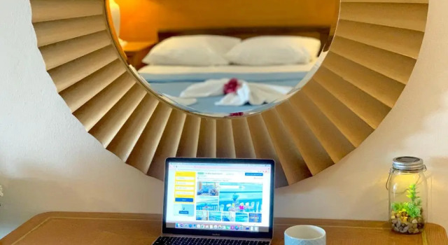 Четырёхместный номер Standard с видом на море The Blue Apartments