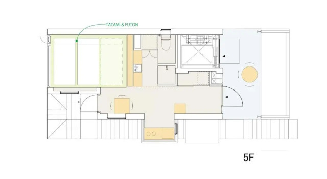 Трёхместный номер Standard URBAN LODGE Komagome