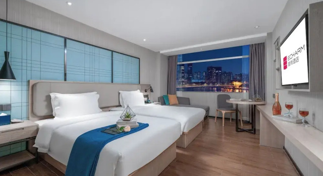 Двухместный номер Executive с видом на реку Borrman Hotel Guangzhou Beijing Road Pedestrian Street Donghu Metro