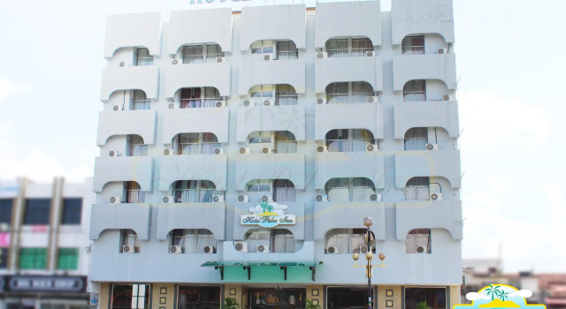 Кровать в общем номере Hotel Palm Inn Butterworth