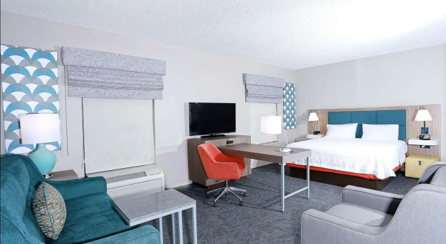 Студия Hampton Inn & Suites Tampa-Wesley Chapel