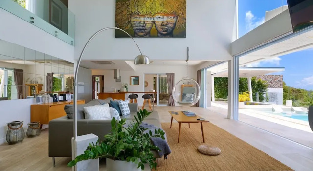 Stylish Sea View Villa, 5 Bedrooms KBR13, Забронировать Вилла Отели Южного Таиланда с парковкой, Парковка