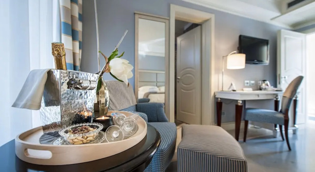 Двухместный семейный номер Standard с балконом Best Western Premier Villa Fabiano Palace Hotel
