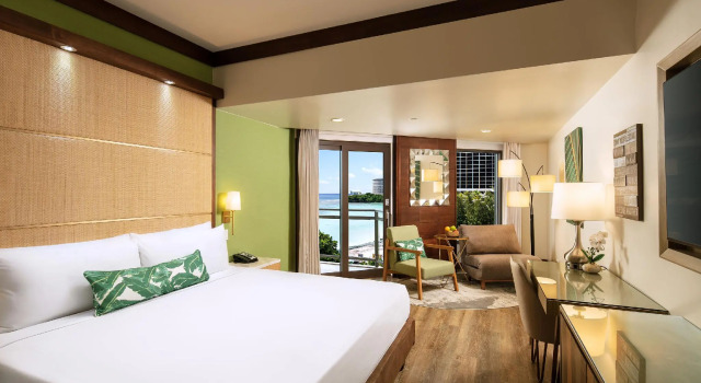 Standard- dobbelt klub værelse med havudsigt Dusit Beach Resort Guam