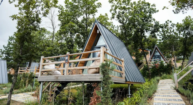 Double Glamping Nefes Dağyenice Doğada