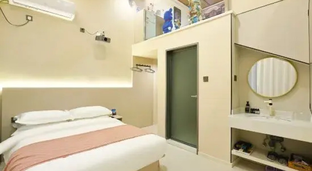 Двухместный люкс Дуплекс Yunyin Thermoceline Scenic Travel Cinema Homestay