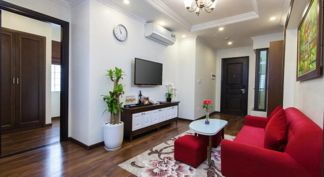 Люкс с 2 комнатами с видом на город Hanoi Central Hotel & Residences