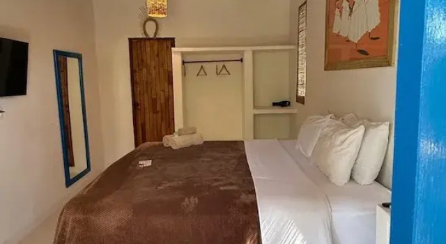 Четырёхместный номер Superior с красивым видом из окна Casa Angelina
