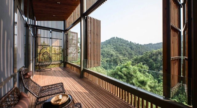 Семейный коттедж с 2 комнатами Liyang Meijie Mountain Hotspring Resort Hotel