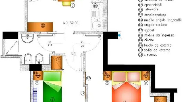 Апартаменты с 2 комнатами Casa Livio - Rooms and studios