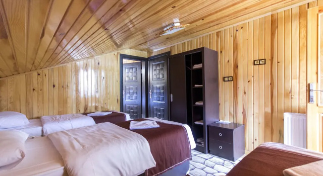Четырёхместный номер Standard с балконом Meric Hotel