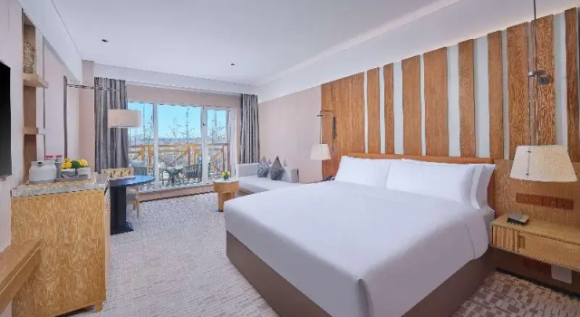 Camera doppia Deluxe con balcone DoubleTree by Hilton Changbaishan Hot Spring