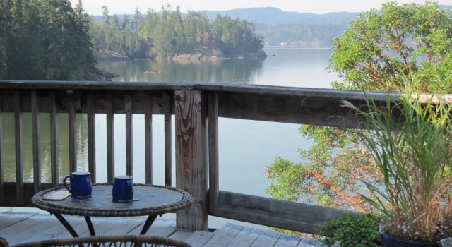 Двухместный номер Deluxe с видом на океан Arbutus Cove Guesthouse
